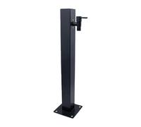 Genérico Grifo de Columna de Agua de Acero Inoxidable para Exteriores - Fuente anticongelante Vertical Independiente y dispensador de Agua para riego de Jardines, Lavado y decoración (14 x 60 cm/5,5
