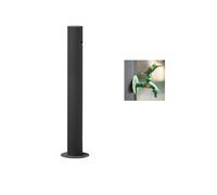 Genérico Grifo de Columna de Agua Exterior de Acero Inoxidable - Fregadero Vertical Redondo de 50 cm para jardín, hidrante de Agua Duradero para Patio, Granja y jardín (Estilo G)