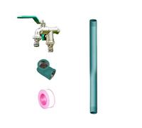 Genérico Grifo de Columna de Agua para jardín Exterior - Grifo Vertical de Acero Inoxidable 304 con Montaje en Suelo, Verde, 60 cm/24 Pulgadas - Duradero, Elegante, Jardines y Patios