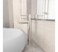 Genérico Grifo Mezclador de Cuarto de baño Plateado 12x30 cm,Bricolaje,Fontanería,Piezas para fontanería,Grifos,Plateado,0.97 KG,149091