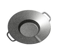 Genérico Grill Pan | Granite Coating Steak Skillet | Oven-Proof - No tick aluminio freír parrilla con mango extraíble | Cookware Ideal para Camping, BBQ, Filetes, Hamburguesas