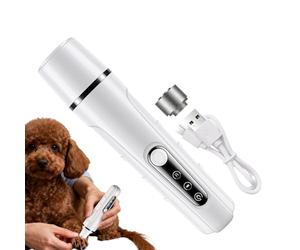 Genérico Grinder de uñas de Mascotas - Recortador de uñas para Perros Recargable USB | Molillas de Garras de Perros, Molinillo de liderazgo LED Molinillo de la uña