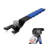 Genérico Grinder Wrench Tool, Adjustable Pin Spanner, 7.48x2.76in Lock Nut Wrench, Chromium Vanadium Steel Hand Tools, Essential Angle Grinder Accessory for Repair and Maintenance