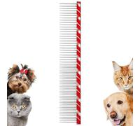 Genérico Grooming Comb for Dogs Stainless Steel Non-Stick Universal