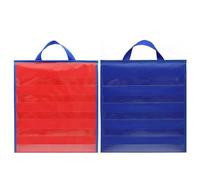 Genérico Group Pocket Chart - Two Sided Small Group Management Tool, 10 Slot Pockets | Classroom, Home, Office Organisation, Student Sorting, Activity Planner, Teaching Aid, Small Groupp Display