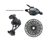 Genérico Grupo MTB, Compatible con SRAM, GX SX NX 1x12S | Palanca de cambio, cambio trasero de jaula larga, cassette y cadena, 4 PCS