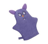Genérico Guante de Baño y Exfoliante para Bebés y Niños, Suave Toalla de Lavado con Divertidos Diseños de Animales, para la Hora del Baño, Ducha y Masaje, Material Hipoalergénico (Morado)