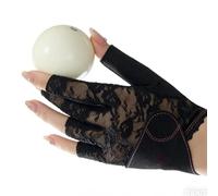 Genérico Guante De - Guante De Piscina para Mano Izquierda para Mujer, Guantes Deportivos con Taco De Encaje, Cómodo Equipo De Entrenamiento De Billars para Un Golpe Suave | para Torneos En Casa,