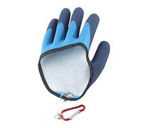 Genérico Guante de Pesca Profesional Poliéster con Liberación por Imán Protector Anti-picadura para Pescar