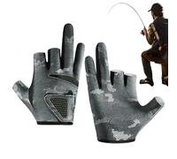 Generico Guante de protección UV con 3 dedos cortados para guantes de protección UV para kayak, remo y pádel