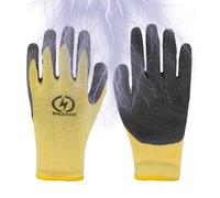 Generico Guantes aislantes eléctricos de seguridad resistentes al alto voltaje 400 V para electricistas Lineworker protectores antideslizantes