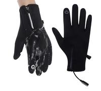 Generico Guantes calefactables Guantes calefactables USB y equipo | Manoplas para clima frío ciclismo esquí montañismo invierno al aire libre para hombre mujer