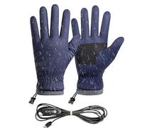Generico Guantes calefactables - Guantes de invierno USB calentados con pantalla táctil para trabajo y motocicleta, manoplas térmicas de invierno para trabajo, caza, esquí, actividades al aire libre