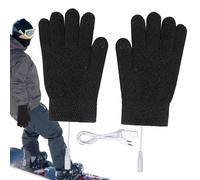Generico Guantes calefactores, guantes eléctricos USB con pantalla táctil, guantes calentados para mujeres | Para hombres, mujeres, niños, camping, fútbol, motocicleta, trabajo, correr