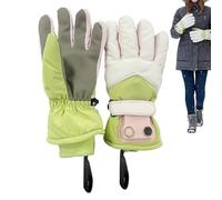 Genérico Guantes calefactores para Mujer, calefacción táctil para Correr, Guantes para Clima frío, para Snowboard, en Hielo, esquí, Alpinismo, Senderismo, Ciclismo, Carreras, Jinetes Pescadores