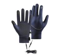 Generico Guantes calentados para hombre - Guantes de invierno ligeros USB a batería | Guantes cálidos a prueba de viento para caza, esquí, conducción, senderismo, ciclismo, invierno al aire libre con