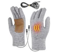 Generico Guantes calentados vía USB, guantes aislados con USB y pantalla táctil, puños térmicos para exteriores - Para invierno, ciclismo, esquí, actividades al aire libre, camping, conducción