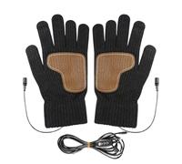 Generico Guantes calentados vía USB | Guantes calentados USB Touchscreen, manoplas térmicas eléctricas - Para ciclismo de invierno al aire libre Camping Conducción Senderismo Frío Oficina Casa