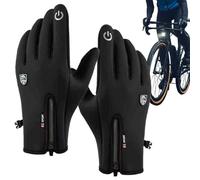 Genérico Guantes Calientes Manoplas Impermeables con Dedos Completos | Guantes de Trabajo Aislados para Ciclismo Paseo con Perro Montañismo Deportes Bicicleta Esquí y Escalada