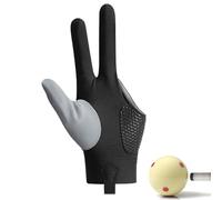 Generico Guantes de billar unisex | Guantes de billar deportivos | para tiradores con taco, mano izquierda/derecha, guantes de 3 dedos, proceso de unión, deportes de carambol