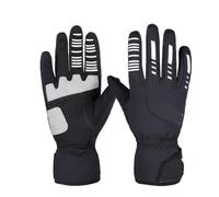 Genérico Guantes de Ciclismo Invierno, Resistentes al Viento, cálidos y Gruesos for Exteriores, for Hombre Mujer, for Bicicleta montaña Carretera(Black,M-EU)