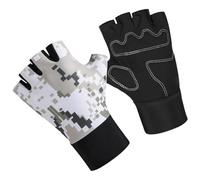 Genérico Guantes de equitación para,Guantes de Ciclismo para - Ciclismo de verano - Camuflaje para, Guantes de ciclismo de medio dedo, Transpirable para montar a caballo, El, Deportes de AI