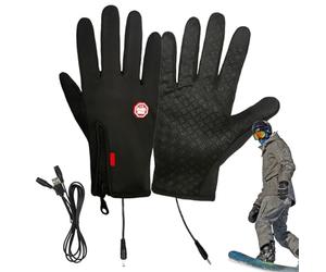 Genérico Guantes De Esquí - Guantes Calentadores | Manopla Calentadora, 1 Par Unisex Otoño Invierno Pantalla Táctil, Caliente A Prueba De Viento Impermeable Resistente Al Frío Con Colores De Dedos |