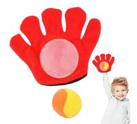 Generico Guantes de exterior Catch Ball Toy | Beach Toss Catch Toy Set Beach Ball Guantes Remo | Juegos de Deportes Pelota que juega pegajosos juguete para niños