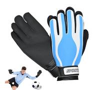 Genérico Guantes de Fútbol,1 Par Guantes de Portero Niños Fútbol - Accesorios Transpirables Acolchados para Entrenamiento Competición Escolar Ligas