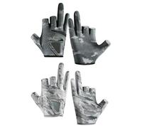 Genérico Guantes De : Guantes De PescaAnticorte, Protector De Agarre Antideslizante, Guante De Piel De, Protector A Prueba De | Juego De Dedos con Aislamiento Térmico, Señuelo para, Caz