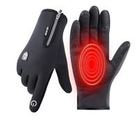 Genérico Guantes de Invierno,Impermeables y cálidos Antideslizantes,Guantes de Bicicleta para Hombres Ciclismo | para Mujeres, Adolescentes, Ciclistas, niños, Urbano, montaña, de Tierra, desplaza