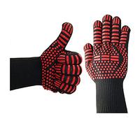 Genérico - Guantes de invierno para barbacoa de soldadura para horno de calor extremo (G,One Size)
