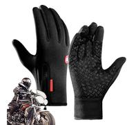 Generico Guantes de invierno para bicicleta - Guantes de invierno con pantalla táctil | Windproof Thermal Gl0ves | Bike Glovess Winters Bike Glovess Bike Glovess | Full Finger Winters Riding Glovees
