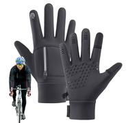 Genérico Guantes de invierno para hombre,Guantes para invierno - Manoplas de trabajo con pantalla táctil - con forro térmico impermeables para escribir en, guantes de fútbol deportivos con pan