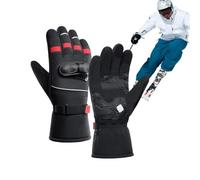 Genérico Guantes de Invierno para Montar,Guantes cálidos de Invierno para
