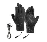 Generico Guantes de invierno para mujer - Guantes eléctricos térmicos | calentados eléctricos USB para esquí, ciclismo, deportes de invierno y actividades diarias