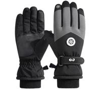 Generico Guantes de invierno para mujer, ligeros, térmicos, cortavientos con forro polar, guantes de invierno cálidos para correr y nieve, para Navidad, trabajo, esquí, senderismo, desplazamiento