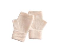 Genérico Guantes de lana sin dedos con diseños de patrones planos Calor de invierno Manoplas de punto para mujeres Uso diario Mitones sin dedos para clima frío
