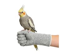 Generico Guantes de mano para gatos, de fibra de 25 cm y 45 cm, resistentes a los arañazos, guantes protectores para pájaros, uso veterinario de seguridad veterinaria