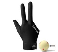 Genérico Guantes de Mesa de | Guantes de | Tiro de Cola Mano Izquierda/Derecha, Talla Universal, Guantes de Piscina de 3 Dedos para Deportes Carom