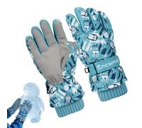 Generico Guantes de nieve para niños - Guantes impermeables de forro polar, aislados resistentes al frío, cubierta cálida de invierno | Esquí, Senderismo, Bicicleta, Correr, Viajes, Dirección