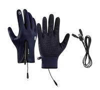 Genérico Guantes de Pantalla Táctil, Guantes Calentadores de Mano,Guantes Calentadores de Manos USB - Resistente al agua, Equipo de Tiempo Frío para Pescar, Snowboard