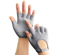 Genérico Guantes De Pilates - Sin Dedos Que Absorben El Sudor,Guantes De Ejercicio Transpirables | Entusiastas Principiantes Expertos Esposas Madres Atletas Hogar Gimnasio Estudio Apartamento