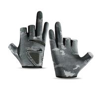 Generico Guantes de protección UV con 3 dedos cortados para guantes de | sin dedos con protección UV para kayak, remo y pádel