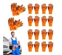 Genérico Guantes de Seguridad para Hombre | 10 Pares de Mitones de Protección Invernal para Exteriores,Guantes De Construcción - Para Mejoras Del Hogar, Renovación De Viviendas, Carpintería, Pintura,