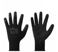 Genérico Guantes de Trabajo 24 pcs Negro 10 / XL Poliéster,Economía e Industria,Equipo de protección para el Trabajo,Guantes de seguridad-42020717