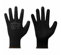 Genérico Guantes de Trabajo 24 pcs Negro 8 / m Poliéster,Economía e Industria,Equipo de protección para el Trabajo,Guantes de seguridad-42020713