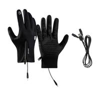 Genérico Guantes de Trabajo calefactables,Guantes calefactables para Mujer, con Pantalla táctil Recargables por USB - Impermeables Ajustables, Accesorios de Invierno para Patinaje sobre Hielo y