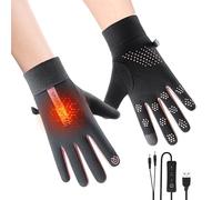 Genérico Guantes Invernales Calefactables, Calefacción USB con Control Flexible, Calentadores de Manos con USB, para Hombres y Mujeres, Esquí, Senderismo, Trabajo, Snowboard,