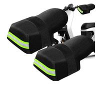 Genérico Guantes Manillar Bicicleta - Guantes de Invierno para Ciclismo, Impermeables, Cortaviento y Protección Solar, Tela Oxford, Manetas de Moto Cálidas y Duraderas para Bicicletas & Motos